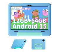 Blackview Tablet para Niños 10 Pulgadas, Android 15 Tablet Infantil, 12GB RAM + 64GB ROM/2TB TF, Control Parental, Gemini AI 2.0, 8MP + 5MP, 6000mAh, Face ID, Widevine L1/5G WiFi/GMS/GPS/Bluetooth 5.0