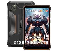 Blackview Tablet Rugerizada 8.68 Pulgadas Android 15 GeminiAI, 24 GB RAM + 128 GB ROM + 2 TB TF Active 5 Tablet Resistente Dual 4G SIM/IPS 90 Hz/AI Camera/NFC/Face ID/GPS Rugged Tableta