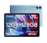 Blackview Tableta Tab 90 WIFI de 12 GB, 128 GB, 8200 mAh, pantalla HD+ de 10,92 pulgadas, T606, ocho núcleos, batería, tabletas WIFI, PC, Android 15 only tablet azul