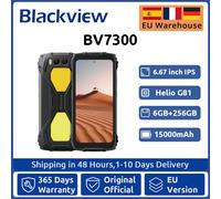 Blackview-teléfono móvil BV7300 resistente, pantalla HD + IPS de 6,67 pulgadas, 90Hz, luz Dual para acampar, NFC, 15000mAh, 45W, carga rápida, Android 14 BV7300