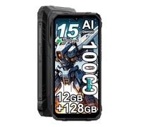 Blackview Teléfono Móvil Resistente 2026, 12GB+128GB/2TB 10000mAh Movil Irrompible Android 15, 6.56" HD+ 90Hz, 16MP AI Smartphone Todoterreno, 4G Movil NFC/GPS/5G WiFi/FM/Gemini AI 2.0, Negro