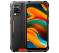 Blackview Teléfono Móvil Resistente BV4800, 6GB+64GB(Extensión 1TB), 6.56'' HD+ 120Hz, ArcSoft® 13MP+5MP, Android 13 SIM Dual IP68 Impermeable Antigolpes Smartphone, Huella Dactilar, GPS NFC Naranja