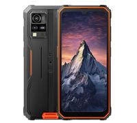 Blackview Teléfono Móvil Resistente IP68 BV4800 Pro, 12GB+128GB (Extensión 1TB), 6,56'' HD+ 120Hz, 16MP+8MP+5MP, Ranura para 3 Tarjetas, Android 14 Dual SIM Smartphone Antigolpes, GPS NFC Naranja