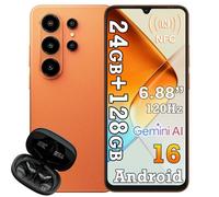 Blackview Wave 10 4G 8GB 128GB 6.88" Naranja Incluye auriculares Negros