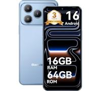 Blackview Wave 7C Telefono Movil Baratos Buenos Android 16, 32MP+13MP, 6.56", 16+64GB/2TB TF Celulares,Smartphone Libres Oferta 5000mAh//3.5mm/WiFi 5G/Face ID/3 Ranuras para SIM,3 Años de Garantía