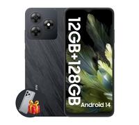 Blackview WAVE 8, Smartphone Android 14, 12GB RAM, 128GB/256GB ROM, Pantalla HD+ de 6.56 pulgadas, Carga Rápida de 5000mAh 8+128 gris