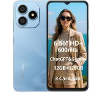 Blackview Wave 9C 12GB 128GB 6.56" IPS HD 4G Dual SIM Batería 5000mAh IP54 Android 15 Azul