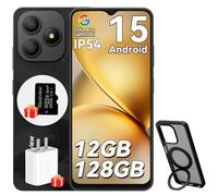 Blackview Wave 9C Telefonos Moviles Android 15 con Funda de Teléfono, Smartphone 12GB+128GB/2TB TF, Moviles Baratos IP54 6,56", Mobile Phone Octa-Core, Dual SIM, 13+8MP, Face ID, Fingerprint, OTG, GPS