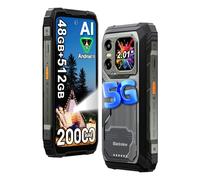 Blackview XPLORE 1 (48GB+512GB) Android 15 Movil Irrompible 5G, 20000mAh Teléfono Movil Resistente, 6.78" FHD+ Doble Pantalla,64MP+50MP Cámara AI Smartphone Todoterreno, 4G Telefono NFC,OTG,GPS, Negro