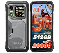 Blackview Xplore 1 5G Movil Irrompible,Android 15 48GB+512GB/2TB 20000mAh 6.78"FHD 120Hz+64MP+50MP Móvil Rugerizado,Pantalla multifunción+Control Remoto Infrarrojo Movil indestructible,GPS/NFC/FaceID