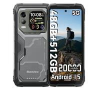 Blackview Xplore 1 Pro 16GB 512GB 6.78" IPS 120Hz 5G Dual SIM Batería 20000mAh IP69K Android 15 Negro