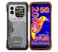 Blackview Xplore 1 Pro 5G Imágenes Térmicas Movil Resistente, Batería 20000mAh, 36GB+256GB/2TB TF, Android 15 Movil Irrompible, Dimensity 7050, 6.78" 120Hz 2.4K, 64MP+50MP, IP68/IP69K/OTG/NFC/GPS