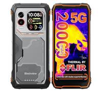 Blackview Xplore 1 Pro 5G Imágenes Térmicas Movil Resistente, Batería 20000mAh, 48GB+512GB/2TB TF, Android 15 Movil Irrompible, Dimensity 7050, 6.78" 120Hz 2.4K, 64MP+50MP, IP68/IP69K/OTG/NFC/GPS