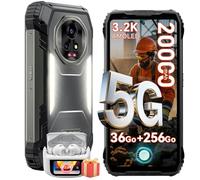 Blackview Xplore 2 Mobile Phone 5G, Android 15-20000mAh Battery Outdoor Rugged Phone, 6.73" FHD+120Hz, 50MP+20MP, 3.5K AMOLED, 36GB+256GB/2TB Rugged Mobiles, IP69/Dual SIM/Octa Core/MTK 8300