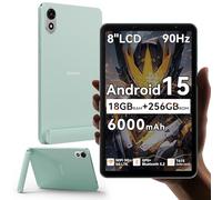 Blackview ZENO 1 8 Pulgadas Tablet Android 15 90Hz 800x1280-Ultra Ligera y Compacta Gaming,T615 8 Núcleos Chip AI,18GB RAM+256GB ROM 2TB TF/4G LTE+WiFi 5G/Face ID/6000mAh/8MP+8MP/Widevine L1/BT5.2/GMS