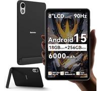 Tablet Blackview Zeno 1 8" HD 90Hz 6GB 256GB WiFi/4G 6000mAh Android 15 Negra