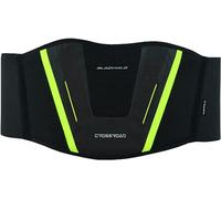 BLACKWILD - Cinturón de riñón para motos | Crossroad Riñón para motocicleta y hombre negro y amarillo | estabilización efectiva del riñón apoyo lumbar | cinturón de apoyo de espalda (L)