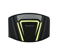 Blackwild - Cinturón lumbar para moto, con estabilización efectiva, para hombre y mujer, color gris fluorescente, verde, XL = 110-125cm Bauchumfang