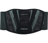 BLACKWILD Cinturón lumbar para moto, crossroad, para hombre y mujer, diseño de cristal negro, estabilización eficaz, soporte lumbar, cinturón de apoyo lumbar, Negro , XL