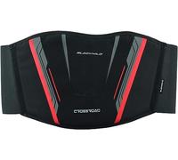 BLACKWILD Cinturón lumbar para moto, crossroad, para hombre y mujer, estabilización eficaz, calentador lumbar, cinturón de apoyo lumbar (rojo, L)