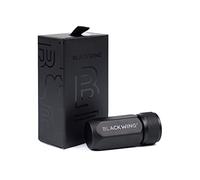 Blackwing Afilador de punta larga de un solo paso, hoja de acero alemán, crea una punta curva larga afilada, fácil de usar, negro, paquete de 1