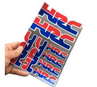 BLacOh Pegatinas Moto Calcomanías Reflectantes for Casco de Motocicleta, Pegatinas estéreo for Coche, compatibles con Honda HRC, CBR, CBR1000RR, CBR650F, CBR600RR y CBR500R. Pegatinas Moto