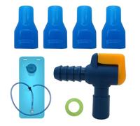 Bladder Bite Valve Replacement, Silicone Hydration Spout Nozzle, Leakproof Flexible Drinking Connector Tip Quick Fit Water Flow Design for Camping Hiking Running Cycling Hunting Use