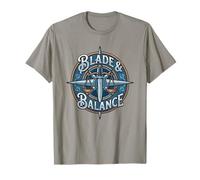 Blade and Balance Paladín RPG Clase Espada Símbolo Justicia Camiseta