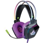 FRTEC Auriculares Gaming con Cable BIFROST, Micrófono Flexible, Control de Volumen, Iluminación LED, para PS5, PS4, Xbox Series S/X, Xbox One, Nintendo Switch y PC
