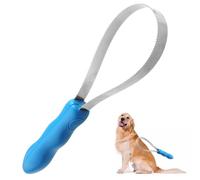 Blade De Descarga Del Duaal - Deshedding De Acero Inoxidable, Movimiento De Metal Para El Cabello | Hoja De Aseo De Dientes Gruesos Y Finos Con Mango Cómodo Para Chi