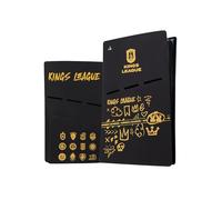 BLADE - Funda de Silicona para Consola PS5 Slim, Edición Disco, Diseño Kings League, Anti-Polvo y Anti-Arañazos, Doble Cubierta Silicona PS5 Slim, Orificios Ventilación, Fácil instalación