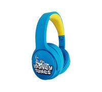 FRTEC - Auriculares Inalámbricos para Niños Looney Tunes, Volumen de Seguridad 85db, Compacto y Plegable, Bugs Bunny, Auriculares Bluetooth