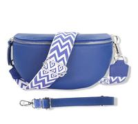 Blade Riñonera para Mujer de Piel auténtica, Elegante riñonera para Mujer con 2 Cinturones Anchos Desmontables y Ajustables, Bolso Cruzado para Mujer, Bolso Cruzado para Mujer, Bolso de Pecho de Alta