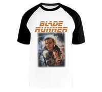 Blade Runner Camiseta de Béisbol Unisex Hombres Mujeres Mangas Cortas Camiseta Blanca T-Shirt Baseball Men Women White tee XXL