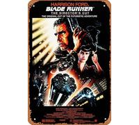 Blade Runner - Póster de película de 1982 con aspecto vintage para decoración de pared, letrero de metal para hogar, cocina, tienda, club, cafeterías, bares, pubs, decoración de pared, 12 x 8 pulgadas