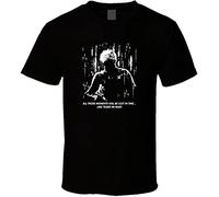 Blade Runner Tears in Rain Logo Shirt Black White Tshirt Men's