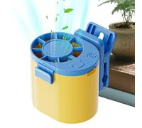 Bladeless Clamp Fan, Portable Rechargeable Cooler, 2.83x3.54x2.56 Inches Personal Clip Fans with Quiet Airflow, Lightweight Mini Cooling Device, Summer Fan with Compact Build, Clip Fans for Travel Use