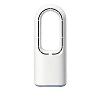 Bladeless Fan For Bedroom - 5 Speeds Portable Quiet USB LED Night Light