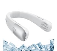 Bladeless Neck Fan 100-Speed USB Rechargeable LED Display Cooler