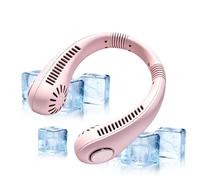 Bladeless Neck Fan Hands Free Personal Cooling Device Rechargeable