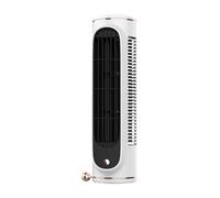 Bladeless Tower Fan, Personal Bladeless Desk Fan Tower, ABS Quiet 3 Speeds Rechargeable Air Circulator, Desk Accessories for Living Room, Bedroom, Kitchen, Summer, Outdoor, Travel, 25.2x7.9x7cm