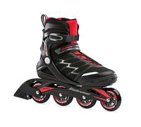 Bladerunner by Rollerblade Advantage Pro XT - Patines en línea para Hombres Adultos, Color Negro y Rojo, 8
