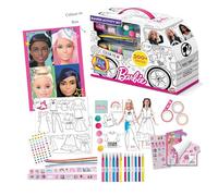 BLADEZ Barbie Bumper - Juego de actividades para artes y manualidades, juego de papelería con licencia con bolígrafos y calcomanías, furgoneta para colorear, más de 300 piezas, Creative Maker Kitz