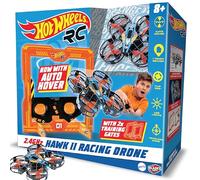 BLADEZ Hot Wheels Hawk 24 Racing Quad Age 8+, dron de Control Remoto, Juguete Volador, realiza Acrobacias y Carreras, RC 2.4 GHz con Luces, Resistente a los Golpes, Juguete Toyz con Licencia