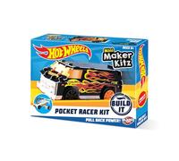 BLADEZ Hot Wheels Toyz Pocket Racer Maker Kitz - Paquete de 1 - Construye y | Montaje a presión, motor de tracción, a partir de 6 años, juguetes para niños, coleccionar e intercambiar juguetes de coche