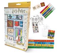 BLADEZ Juego de actividades de Harry Potter, artes y manualidades, juego de papelería con licencia con bolígrafos y calcomanías, haz tu propio escritorio ordenado, más de 150 piezas, Creative Maker