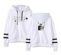 BLAENU Daniel Singer Cae-SAR Look What They Did TO ME Sudadera con Capucha Estampada Retro Hip Hop Oversized Sports Camiseta De Manga Larga para Hombre Y Mujer XXS-4XL-White||x_l