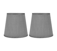 Blaihild 2 Piezas E14 Pantalla de Lámpara Tela Estilo Europeo para Lámpara de Pared de Piso de Mesa de Araña, 4.4x6.0x5.5in Alta Transmisión de Luz Anti Mosquitos para Estudio de Dormitorio (PX150)