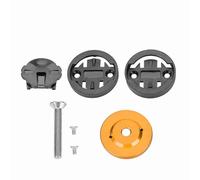 Blaihild Accesorio para Bicicleta de Carretera, Soporte para Velocímetro GPS de Aleación de Aluminio, Compatible con Cat Eye Bryton para Vástago de 28,6mm de Diámetro (Gold)