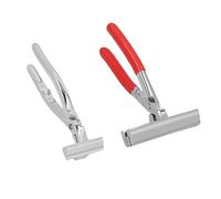 Blaihild Alicates para Estirar Lienzos Aleación de Aluminio de 8 Pulgadas Resorte Cargado con Dientes Profundos para Artistas Instalación de Cuero y Carteles Reduce la Fatiga de las Manos en un 50%